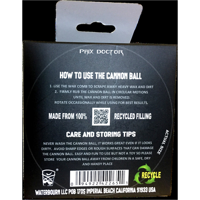 2022 Phix Doctor Cannon Ball Wax Remover PHD017 - Black